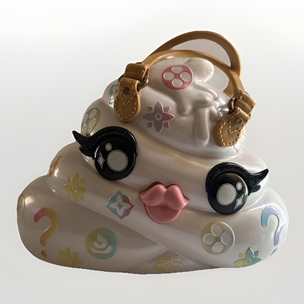 Poopsie Pooey Puitton Slime Carrying Case  Poop Emoji Purse Case Only Clean